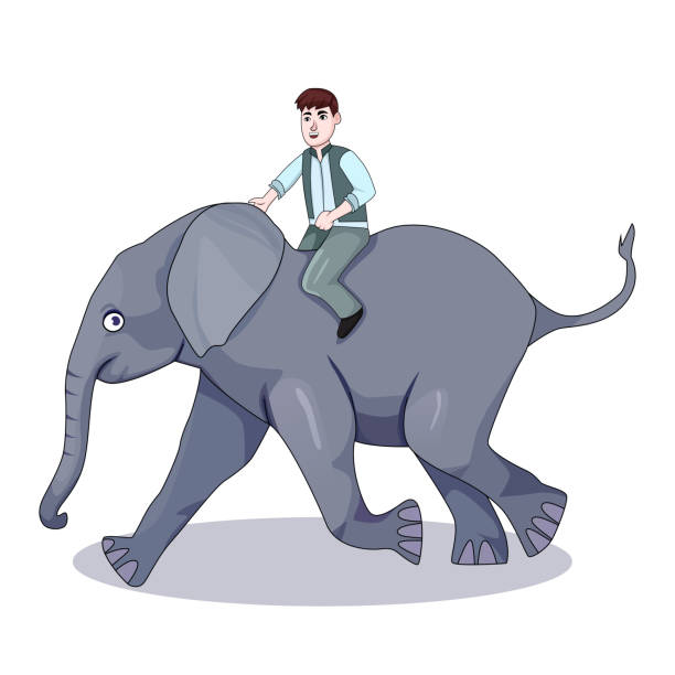 Elephant-driver or keeper